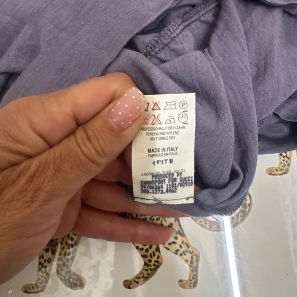 Gucci lavender blouse - size 38 - Picture 4 of 6